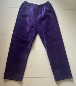 Faux Fur Purple Velvet Lounge Pants ✨