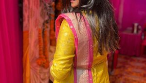 Vibrant Yellow Kurta Set with Dupatta