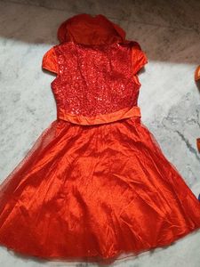 Sparkly Red Korean Dress