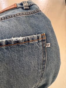 Pearl Embellished Denim Jeans