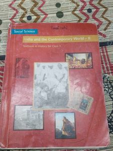 India and the Contemporary World - II History Book