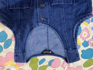 Vintage Denim Crop Vest