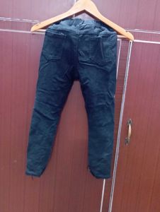 Black Denim Jeans,fully warm, velvet inside part