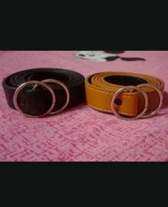 Stylish Double Ring Belts (Set of 2)