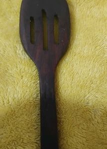 Wooden Slotted Turner Spatula