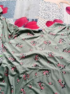 long gown 3/4 sleeve