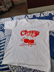 Cute Cherry Graphic T-Shirt