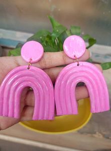 Clay Rainbow  Earrings