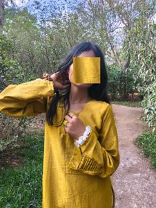 Mustard Yellow Kurta