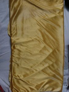 5m Gold Satin Fabric Piece