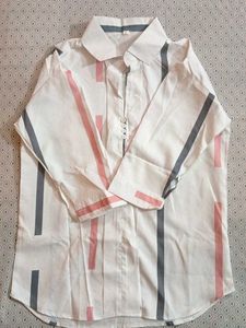 Chic Striped Button-Up Top