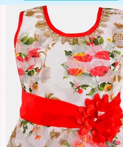 Girls Floral Party Dress