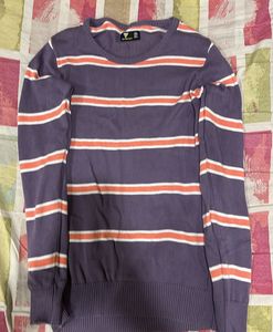 A Dark Lavender Sweatshirt