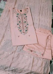 new Embroidered Kurta Set with Dupatta