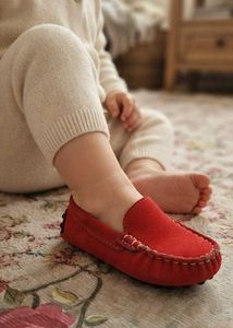Cute Red Baby Moccasins