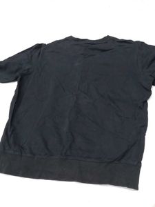 Graphic Print Black Sweatshirt