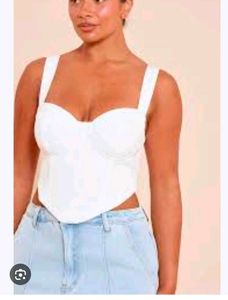 Chic White  stylish Corset