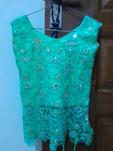 Green Lehnga/ Gown