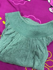 sage green navy midi dress👗