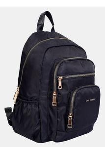 Lino Perros medium size black backpack