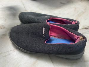 Grey Colour Sports Shoes For Women