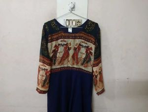 Elegant Printed Ethnic Gown