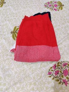 ZARA Mens Red Multicolour Sweater