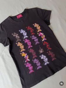 DISNEY Minnie Mouse Plaid T-Shirt