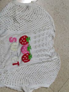 Sweet Strawberry Knit Top