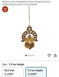 Vintage Brass Diya with Lord Shiva