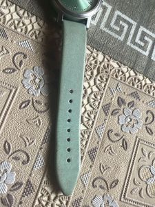 Stylish Mint Green Leather Watch