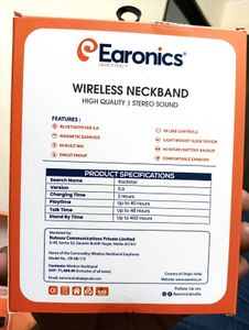 299 Mein Bluetooth Neckband Two Piece Only