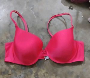 Pink Padded Push-Up Bra