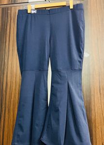 Stylish Navy Blue Flared Pants