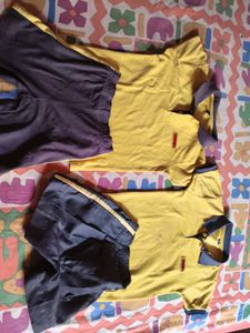 Boys Outfit Set - Shirts & Shorts