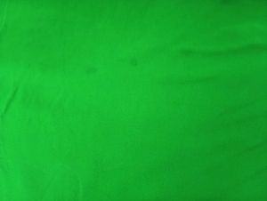GREEN CHIFFON SAREE WITH PiNK EMBROIDERY
