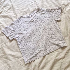 Cute Floral Print T-Shirt
