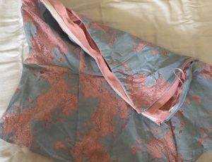 Cover Story Strapless Lace Floral Peplum Top