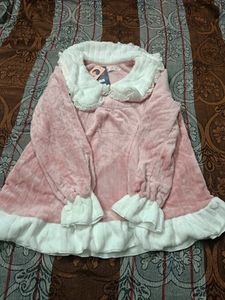 Cozy Pink Plush Nightgown