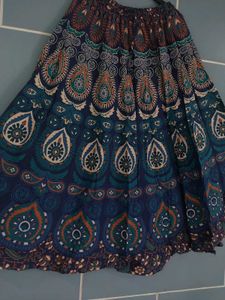 Bohemian Print Maxi Skirt