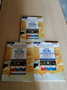 Oswaal CBSE Class 12 MCQ Textbook Set