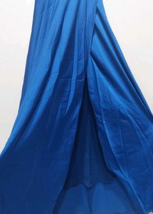 Elegant Royal Blue Satin Gown 💙