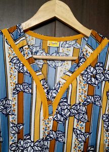 Vintage Striped Floral Nightgown