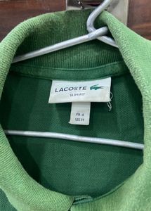 Green Lacoste Polo T-Shirt Rare &amp; Orignal