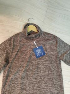 high neck t-shirt