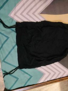 Chic Black Spaghetti Strap Dress