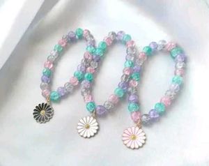 Daisy Charm Bracelets (Set Of 3)