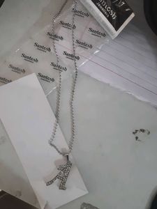 Initial Letter 'A' Necklace