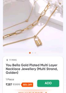 Aesthetic Silver Lock Neck Chain