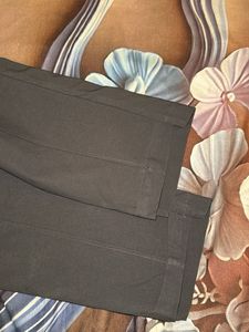 Stylish Black Pants with Tie Detail